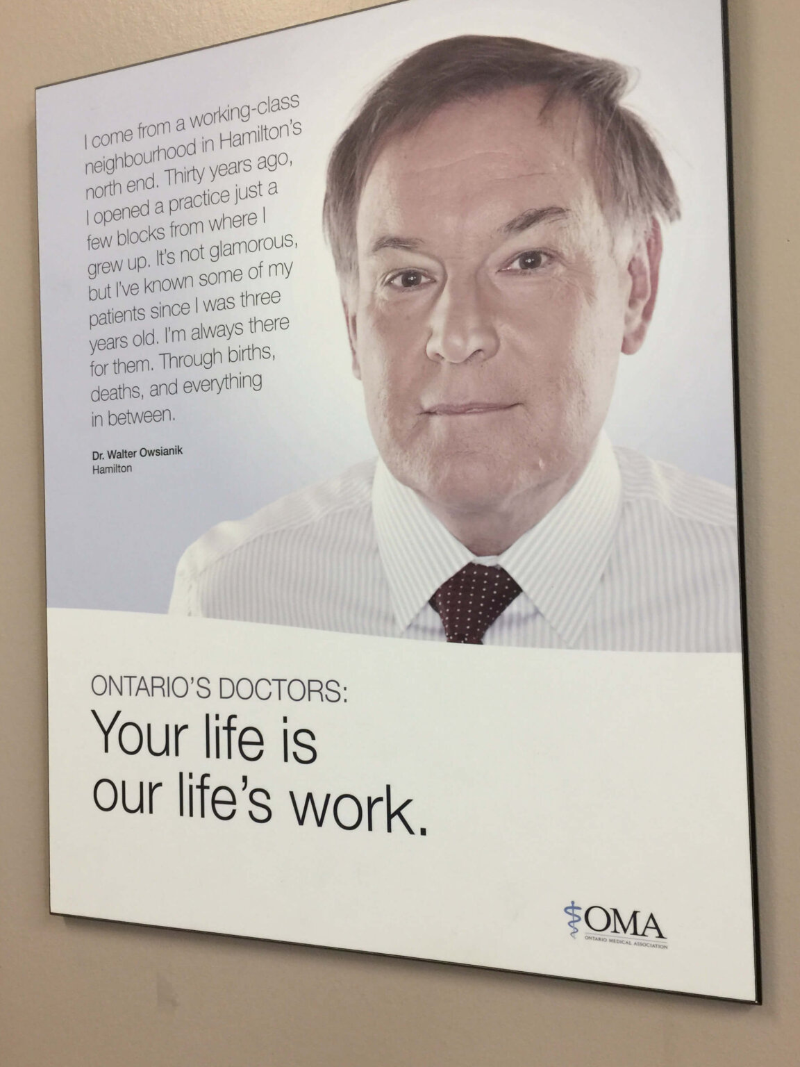 Dr. Walter Owsianik Hamilton's Travel Doctor since 1989